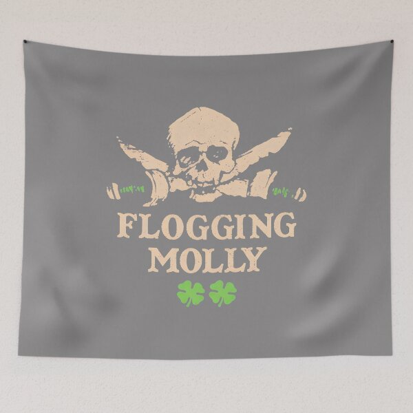 Item preview, Flogging Molly Skull Swords St Patrick's Day Tee-1 designed and sold by LisanneMeyer.