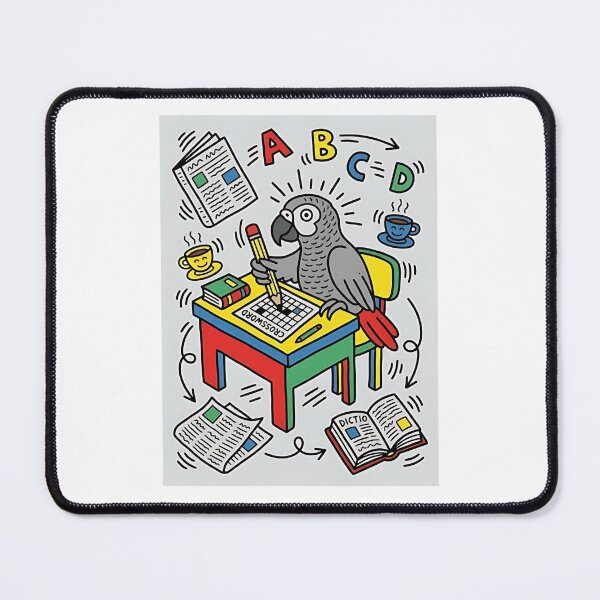 Item preview, African Grey Crossword designed and sold by PictoVibe.