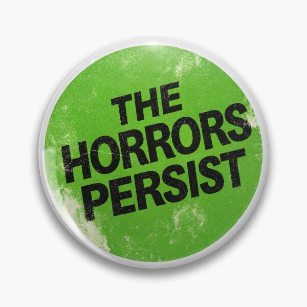 Item preview, The Horrors Persist Sticker designed and sold by DugMcFug.