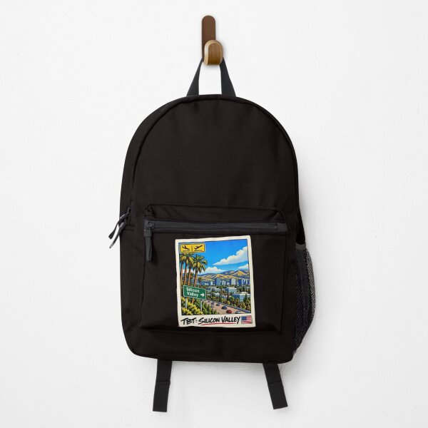 Item preview, Silicon Valley California Vintage Travel Poster | Retro Tech Valley Souvenir designed and sold by ByJeffro.