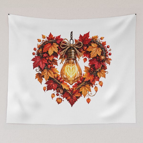 Item preview, Autumn Heart Glow designed and sold by DansCreations42.