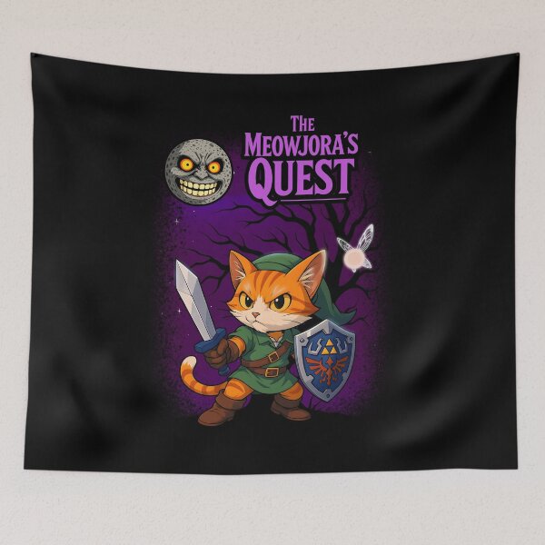 Item preview, The Meowjora's Quest / Fanart designed and sold by DarrenAshenOne.