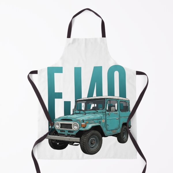 Item preview, Classic Toyota Land Cruiser FJ40 4x4 Vintage Teal Blue SUV Art designed and sold by Motorline44.