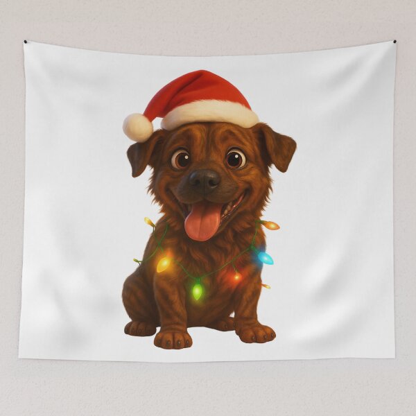 Item preview, Merry Turnspit Dog Christmas designed and sold by Sillytoe.