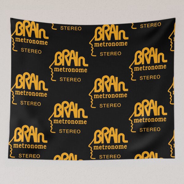 Item preview, Minimalist Human Profile Audio Brain Metronome Graphic designed and sold by Thanh28rTre.