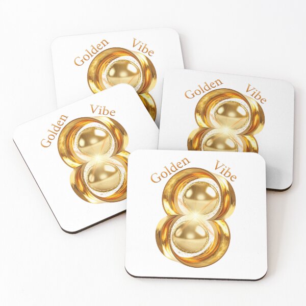 Item preview, Luxury Golden Vibe 3D Typography Typography Number 8 designed and sold by MinimalAurashop.