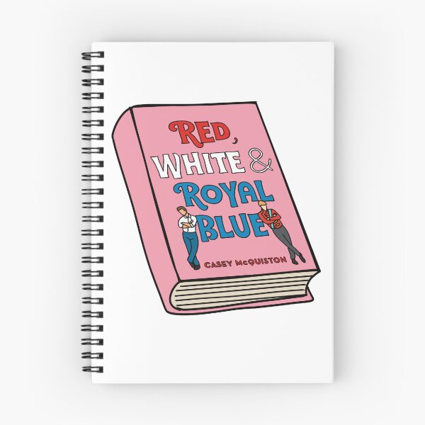 Item preview, Red White and Royal Blue Book Sticker designed and sold by baranskini.