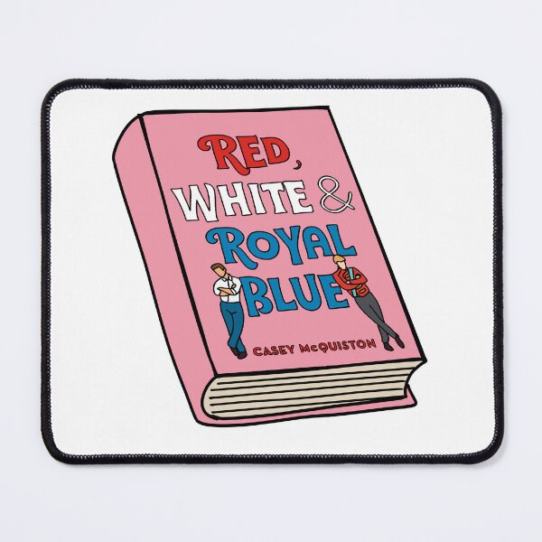 Item preview, Red White and Royal Blue Book Sticker designed and sold by baranskini.