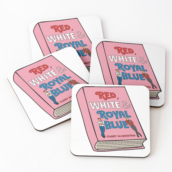 Item preview, Red White and Royal Blue Book Sticker designed and sold by baranskini.