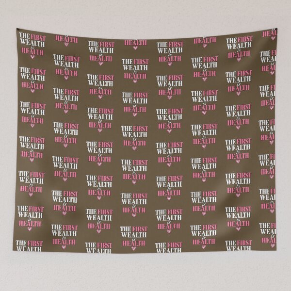 Item preview, Well-Being Comes First designed and sold by Quote Gallery.