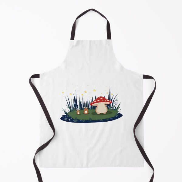 Item preview, Enchanting Residents of the Mushroom Forest Fantasy Illustration designed and sold by Riddle-ex.