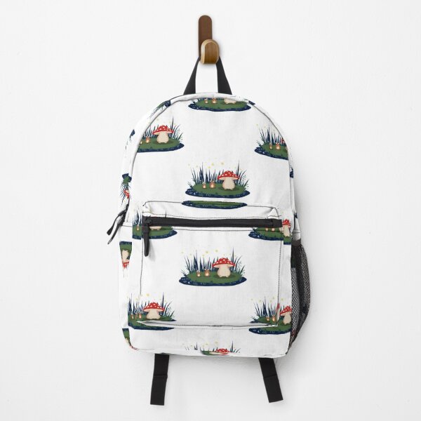 Item preview, Enchanting Residents of the Mushroom Forest Fantasy Illustration designed and sold by Riddle-ex.