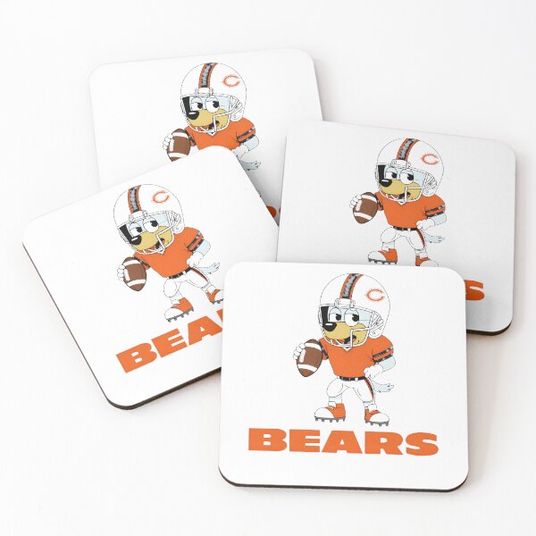 Item preview, Chicago Bearss Cartoon Dog Football Fan designed and sold by Kleinpixel.