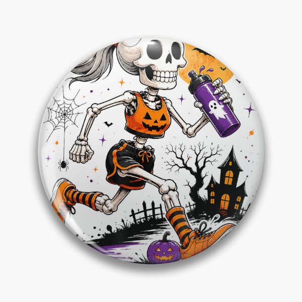Item preview, Running Skeleton Halloween Costume Spooky Runners Lover T-Shirt designed and sold by MixyMugs.