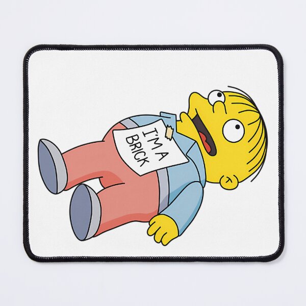 Item preview, Yellow Cartoon Character Laying Down Brick Sign designed and sold by iphone7878.
