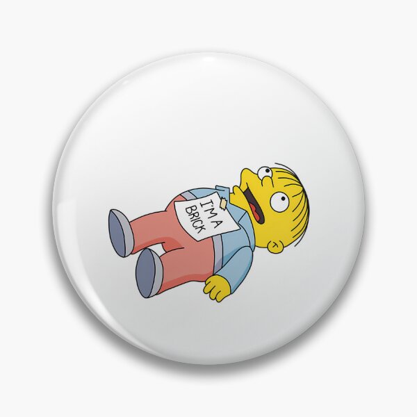 Item preview, Yellow Cartoon Character Laying Down Brick Sign designed and sold by iphone7878.