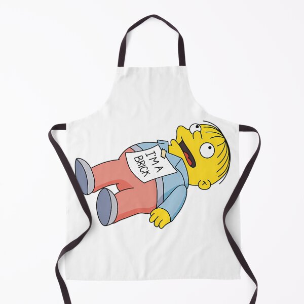Item preview, Yellow Cartoon Character Laying Down Brick Sign designed and sold by iphone7878.