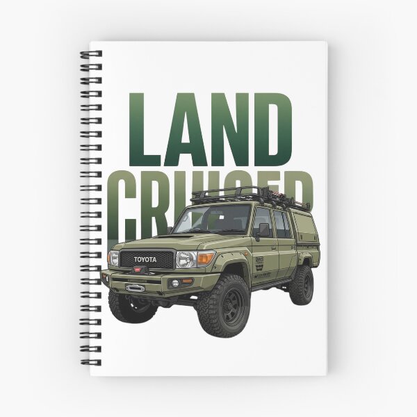 Item preview, Toyota Land Cruiser 70 Series Dual Cab Overland 4x4 Khaki Green Canopy Truck Art designed and sold by Motorline44.