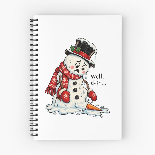 Item preview, Well Shit Melting Snowman Carrot Nose Funny Christmas designed and sold by HieuarsaWorks.