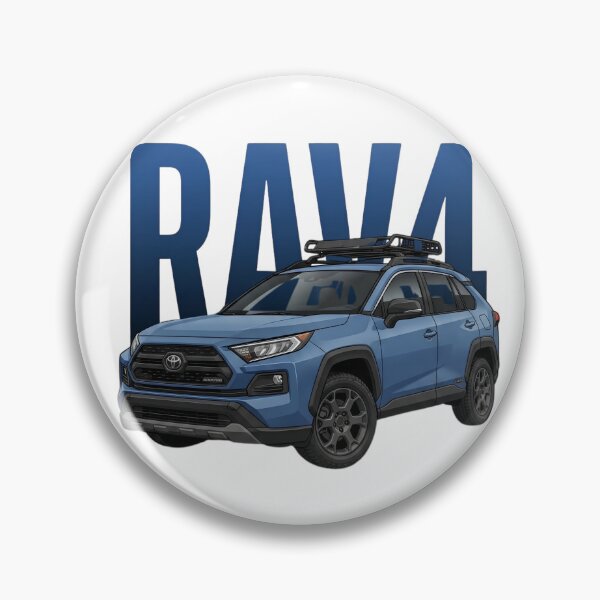 Item preview, Toyota RAV4 Adventure AWD Off-Road Blue SUV Roof Rack Art designed and sold by Motorline44.