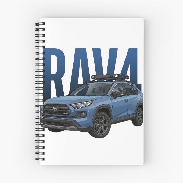 Item preview, Toyota RAV4 Adventure AWD Off-Road Blue SUV Roof Rack Art designed and sold by Motorline44.