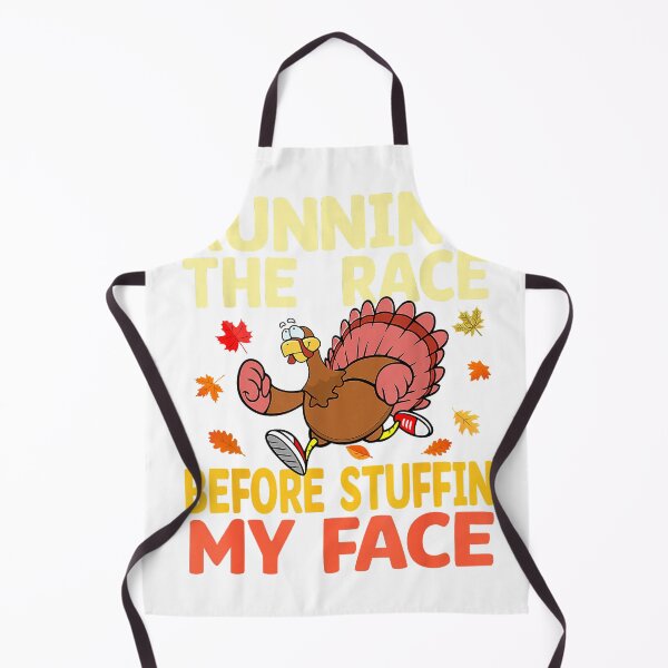 Item preview, Running The Race Before Stuffing My Face Turkey Trot Running T-Shirt designed and sold by Stickerbynp1.