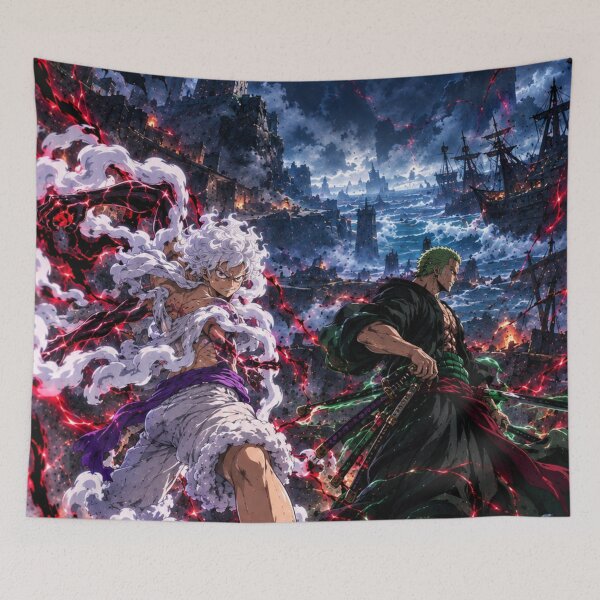 Item preview, Luffy and Zoro designed and sold by jinwooo.