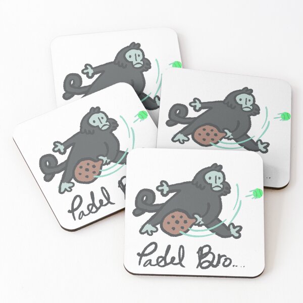 Item preview, Monkey Padel Bro Doodle designed and sold by Childish by Design.