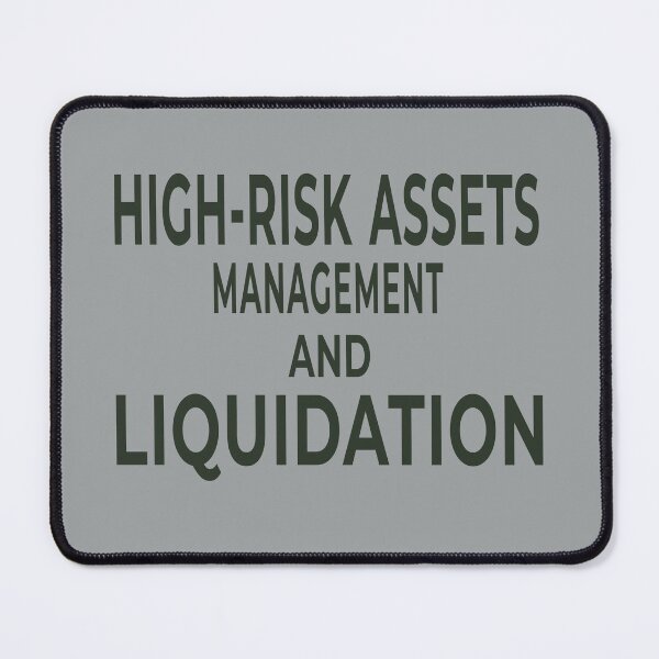 Item preview, High Risk Assets Management Liquidation Funny Finance T-Shirt designed and sold by "Hedek".