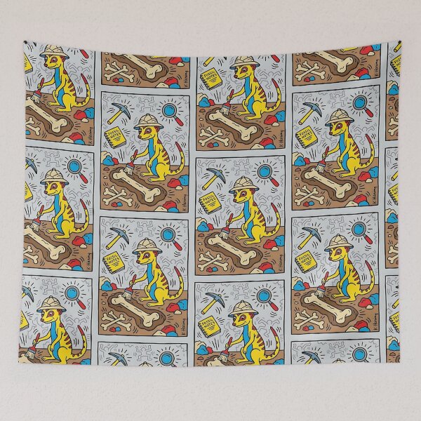 Item preview, Meerkat Paleontologist designed and sold by PictoVibe.