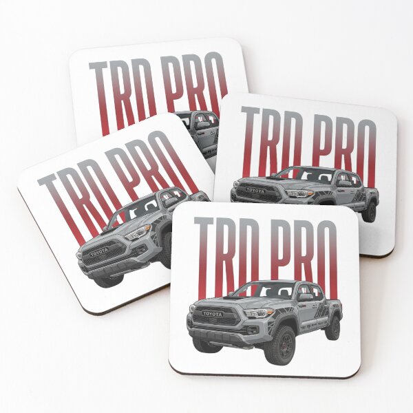 Item preview, Toyota Tacoma TRD Pro Todoterreno 4x4 Ilustración Pick-Up Gris Cemento designed and sold by Motorline44.