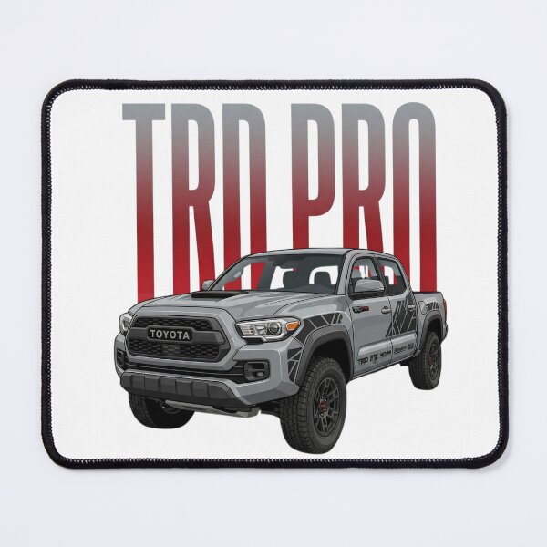 Item preview, Toyota Tacoma TRD Pro Off-Road 4x4 Cement Grey Pickup Truck Art designed and sold by Motorline44.