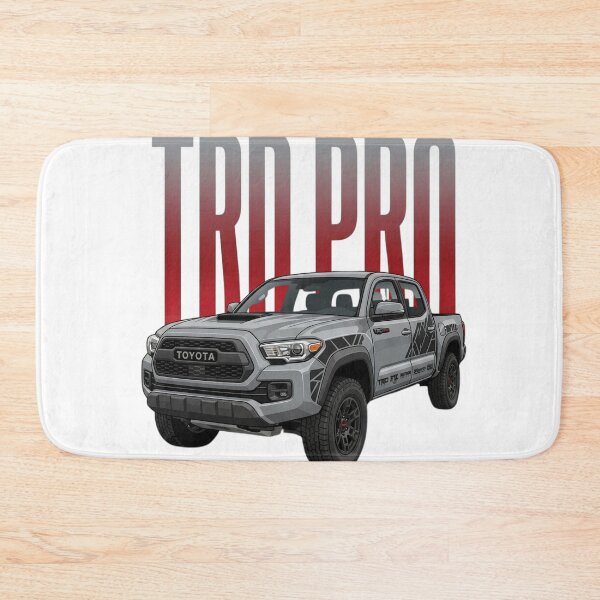 Item preview, Toyota Tacoma TRD Pro Off-Road 4x4 Cement Grey Pickup Truck Art designed and sold by Motorline44.