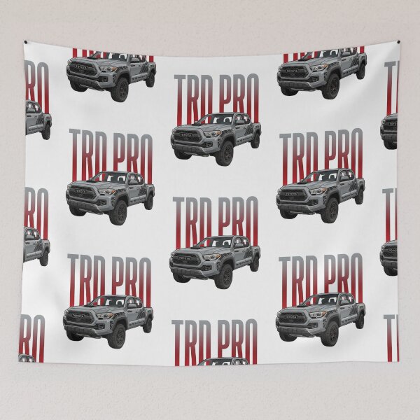 Item preview, Toyota Tacoma TRD Pro Off-Road 4x4 Cement Grey Pickup Truck Art designed and sold by Motorline44.