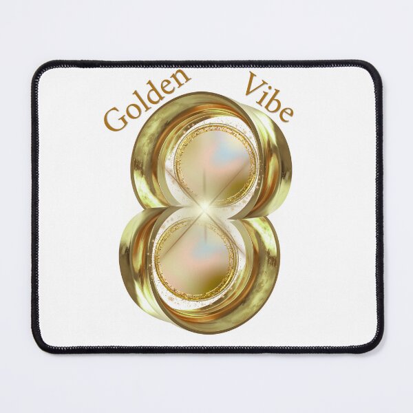 Item preview, Radiant Soft Gold Vibe 3D Typography Number 8 designed and sold by MinimalAurashop.