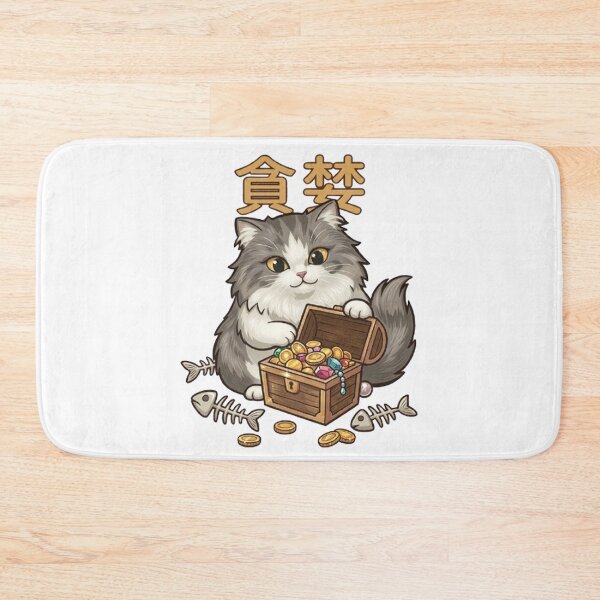Item preview, HAKHAK the Greedy Cat - Seven Deadly Sins Series designed and sold by PetalsPaws.