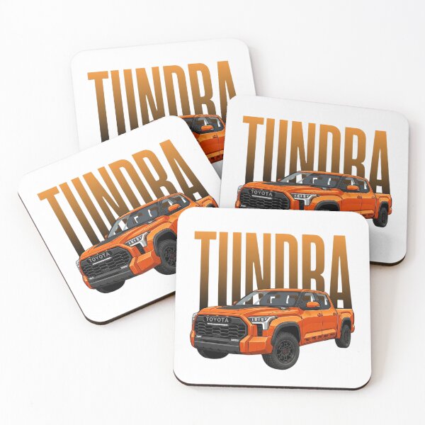 Item preview, Toyota Tundra TRD Pro Off-Road 4x4 Solar Octane Orange Truck Art designed and sold by Motorline44.