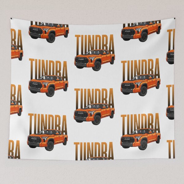 Item preview, Toyota Tundra TRD Pro Off-Road 4x4 Solar Octane Orange Truck Art designed and sold by Motorline44.