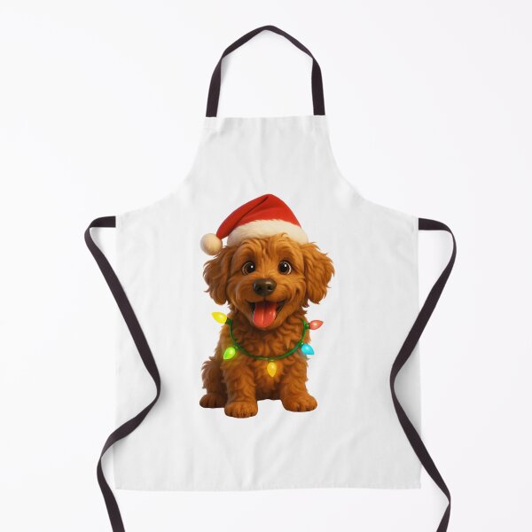 Item preview, Feliz Navidad con un perro Whoodle designed and sold by Sillytoe.