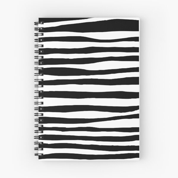 Item preview, Hand-Drawn Black and White Stripes — Organic Monochrome Pattern designed and sold by dfly-creations.