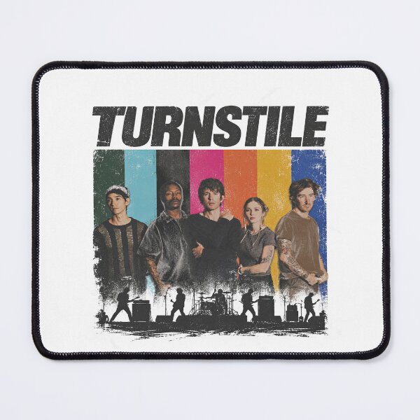 Item preview, Túrnstilé Color Block Band Portrait and Concert Art designed and sold by MoosicMerch.