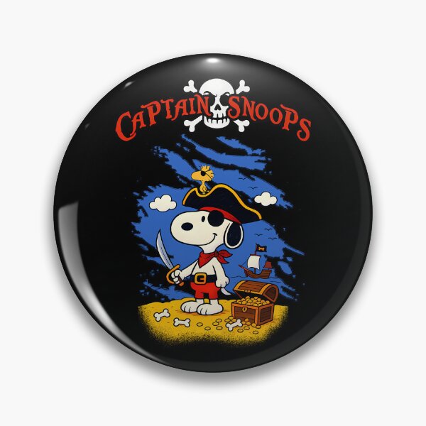 Item preview, Beagle Pirate Captain Treasure Chest Skull Crossbones designed and sold by 1-18-20.