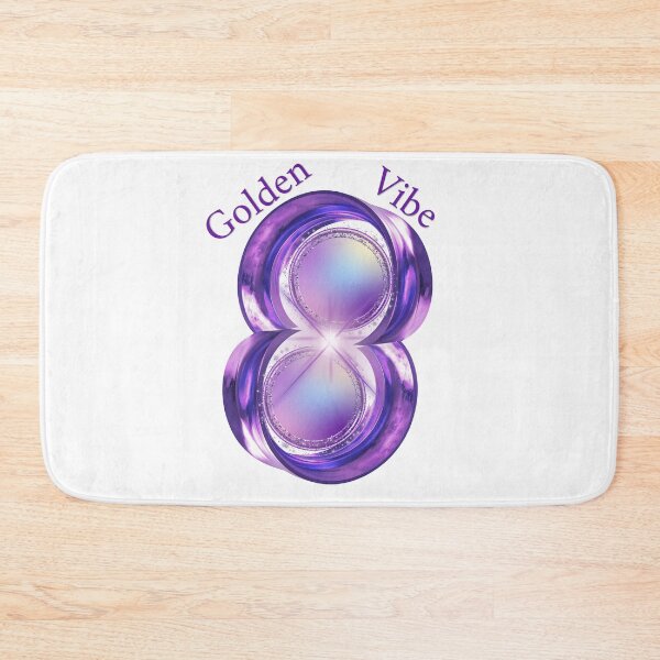Item preview, Regal Purple Vibe 3D Typography Number 8 designed and sold by MinimalAurashop.