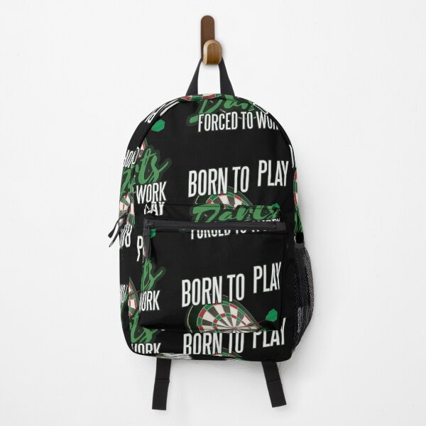 Item preview, Born To Play Darts Forced To Work Hobby Pun designed and sold by RamoMorisse53.