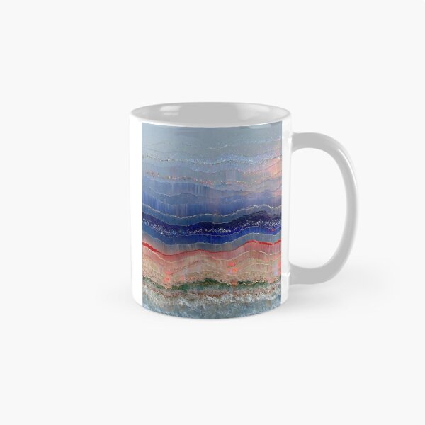 Artikelvorschau, Batik Eclectic Indigo Abstract Waves Pattern entworfen und verkauft von scicilysimonee.