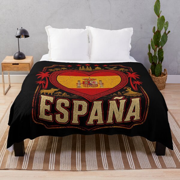 Artikelvorschau, Spanien Herzflagge Reise entworfen und verkauft von thymowalravens.