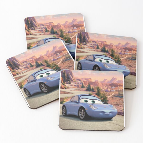 Item preview, Sally Desert Sunset Road Trip – Vintage Sports Car designed and sold by Magole Art.