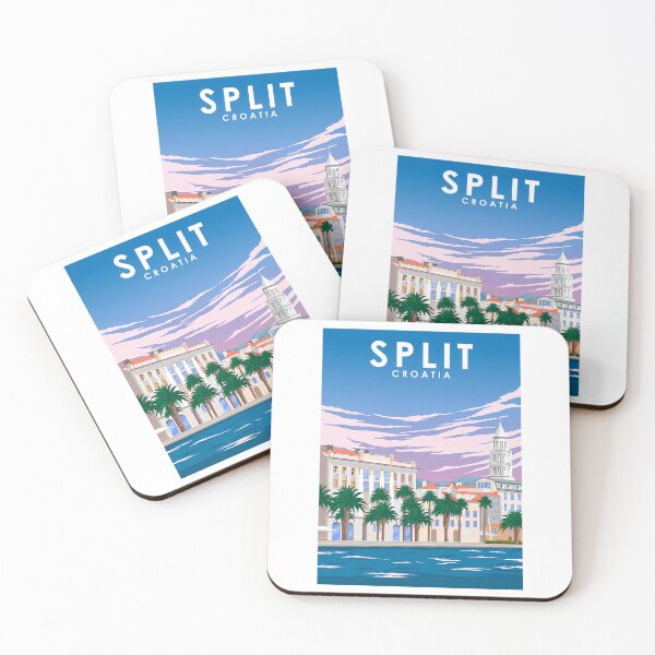 Artikelvorschau, Split, Kroatien – Vintage, Minimalismus, Retro-Reisen entworfen und verkauft von maximili-shepp.