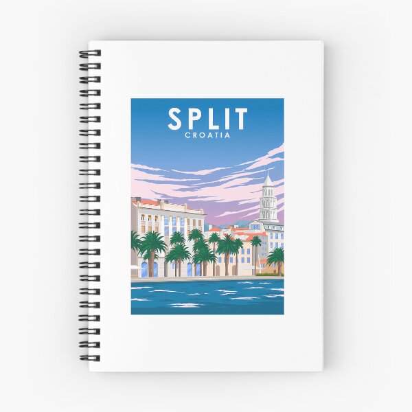Item preview, Split Croatia Vintage Minimal Retro Travel designed and sold by maximili-shepp.