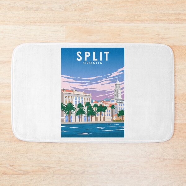 Artikelvorschau, Split, Kroatien – Vintage, Minimalismus, Retro-Reisen entworfen und verkauft von maximili-shepp.